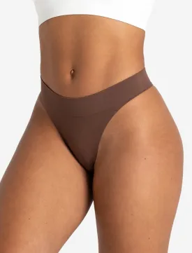 Seamless Thong - Cocoa
