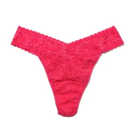 Signature Lace Original Rise Thong 4811 - Vivid Coral