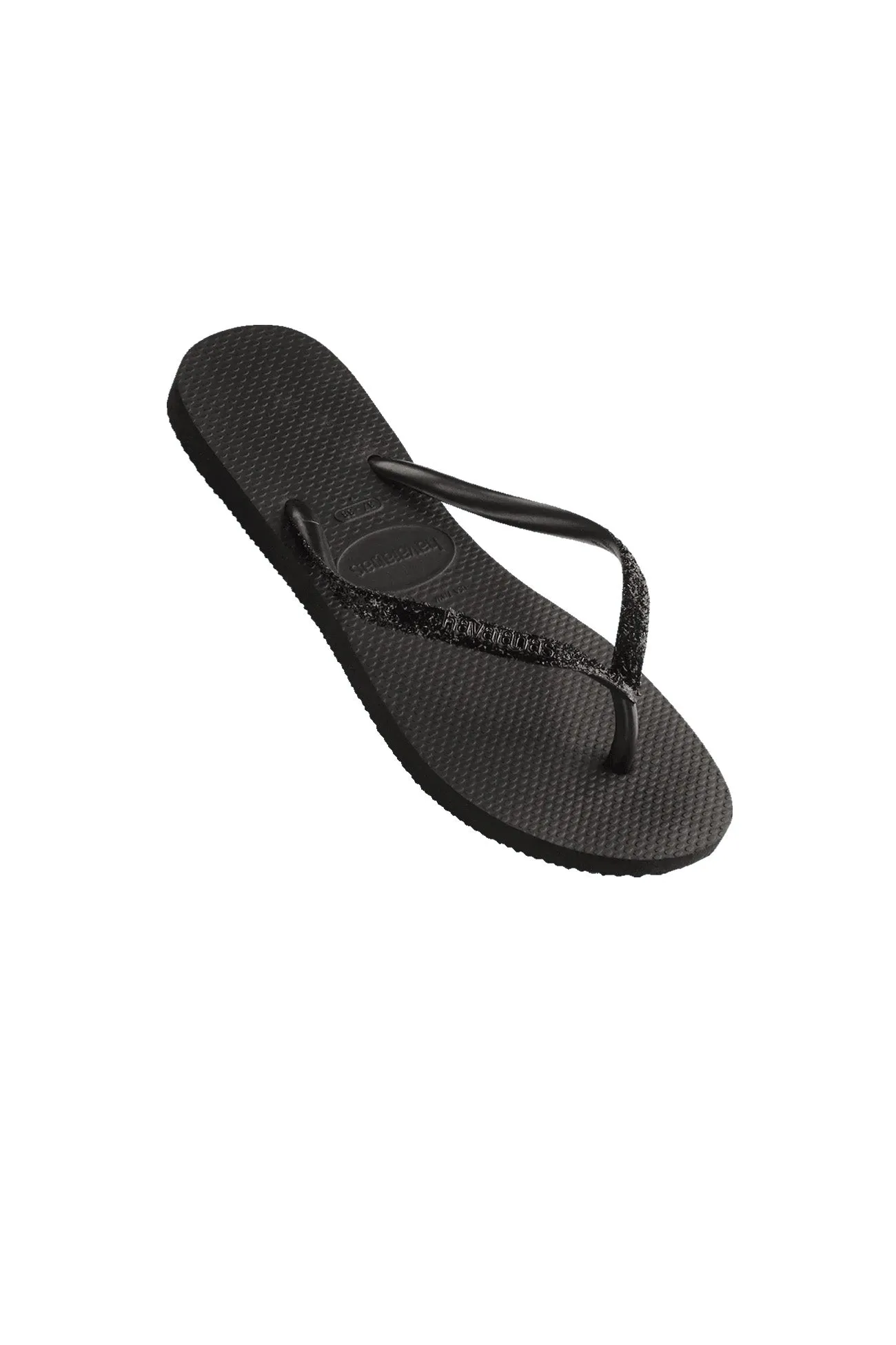 Slim Metal Logo Glitter II Black Dark Grey