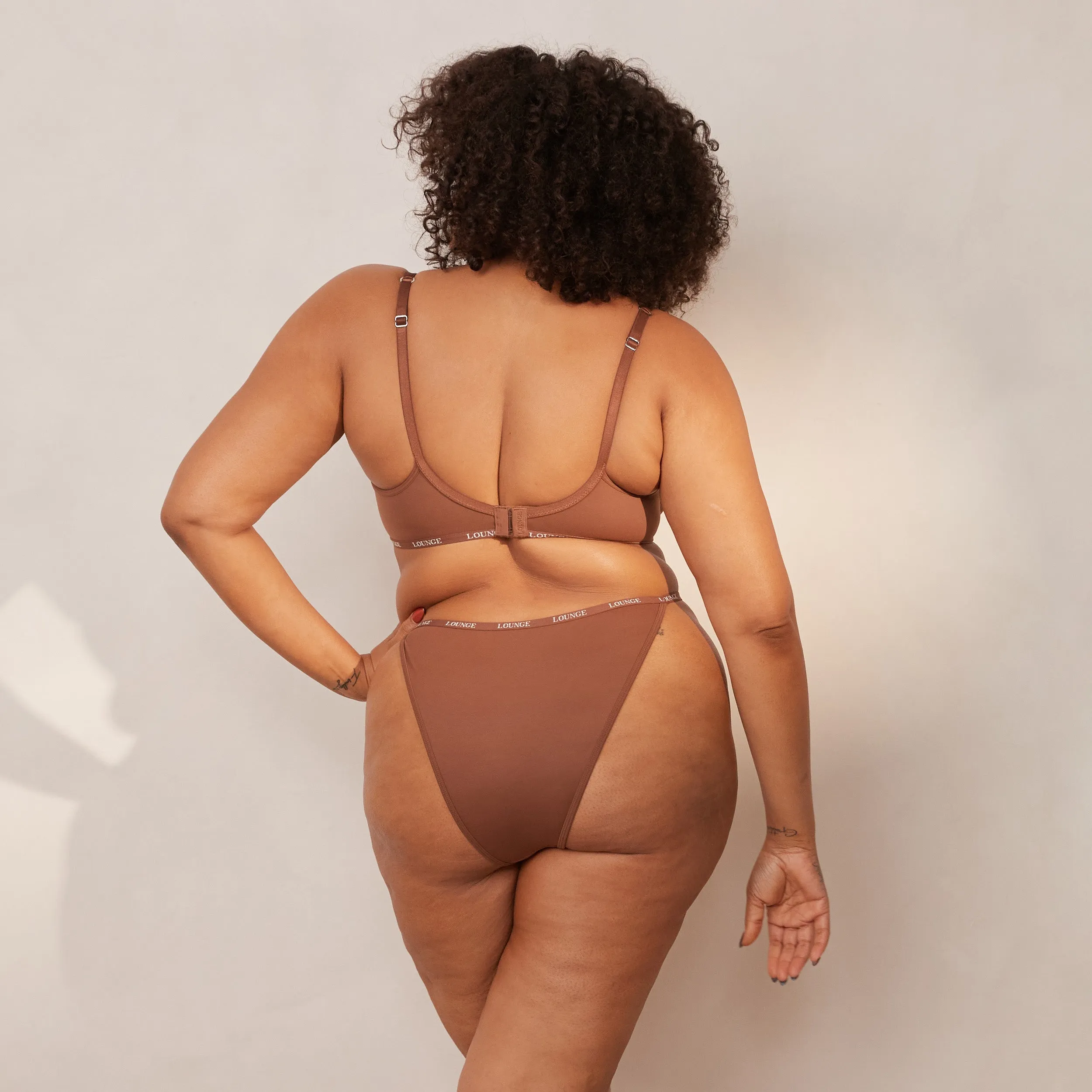 Smooth Classic T-shirt Bra  - Chestnut