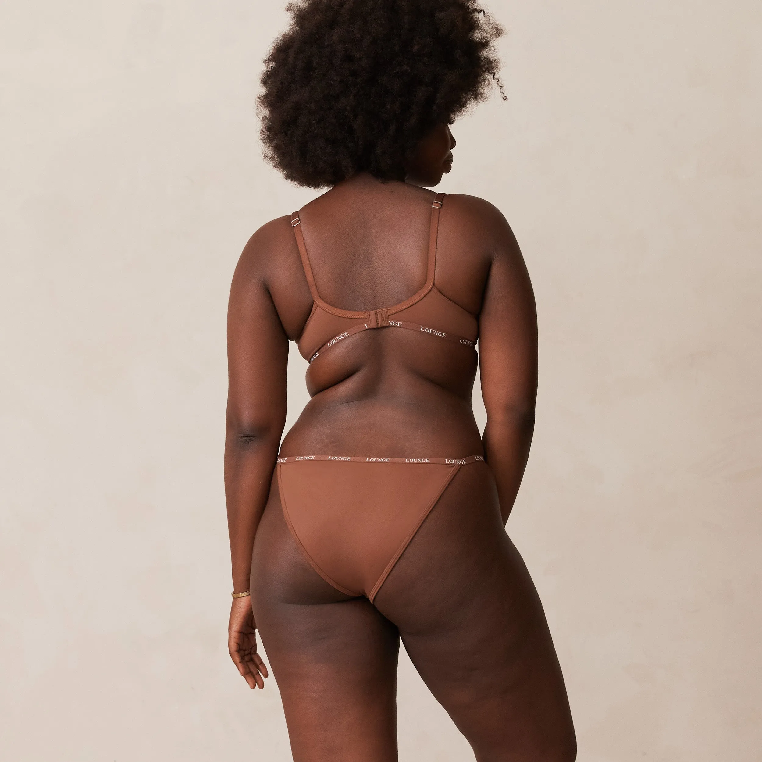 Smooth Classic T-shirt Bra  - Chestnut