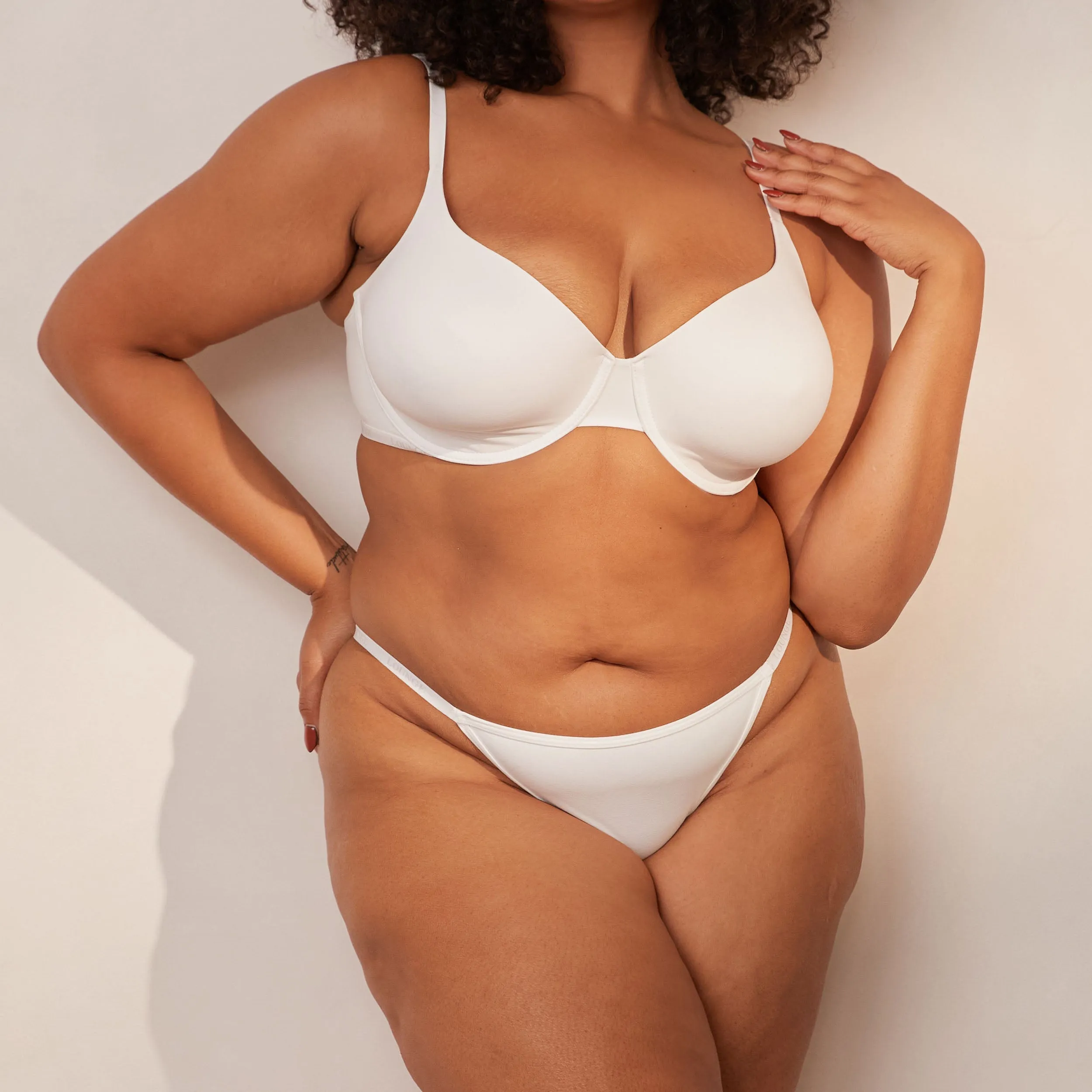 Smooth Classic T-shirt Bra  - White