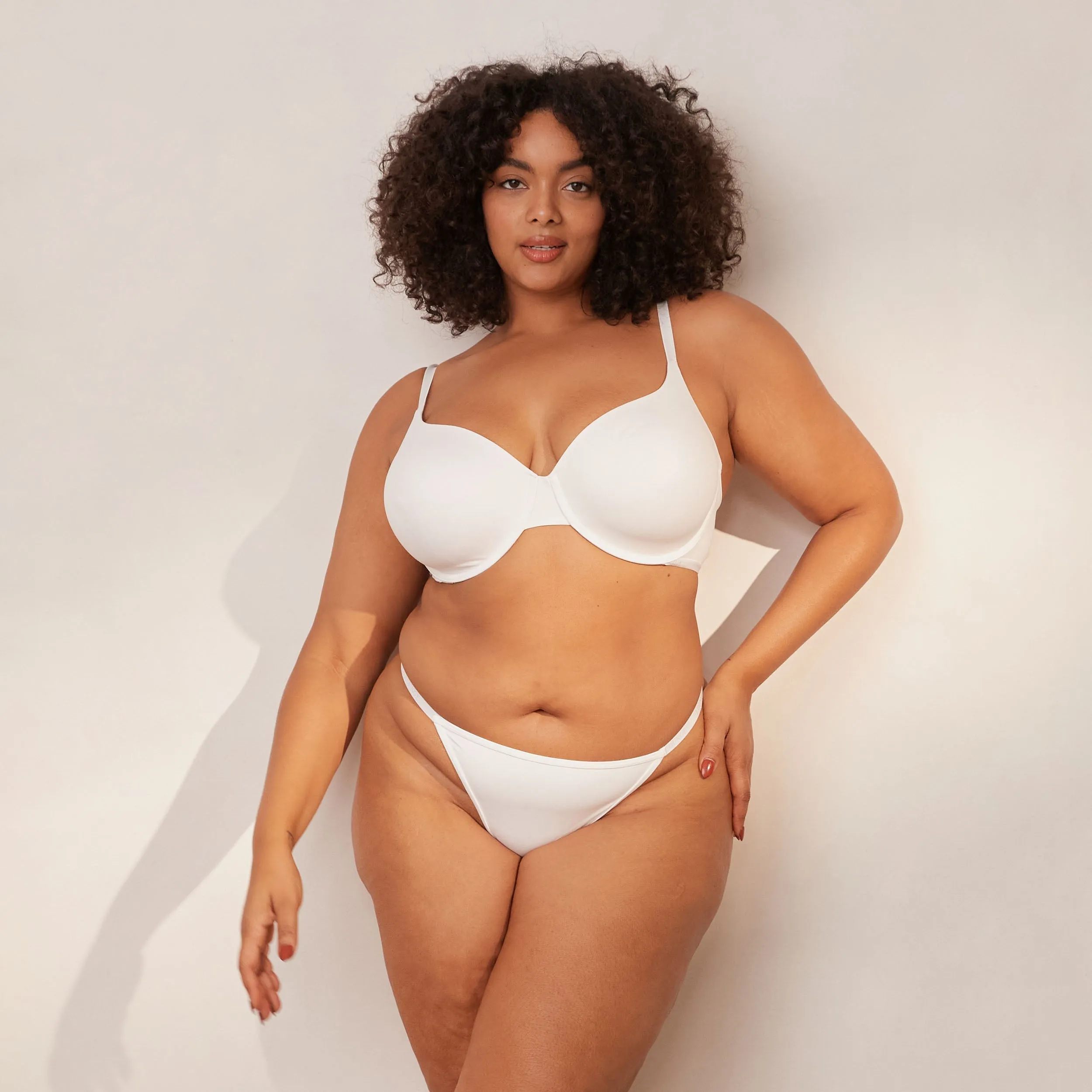 Smooth Classic T-shirt Bra  - White