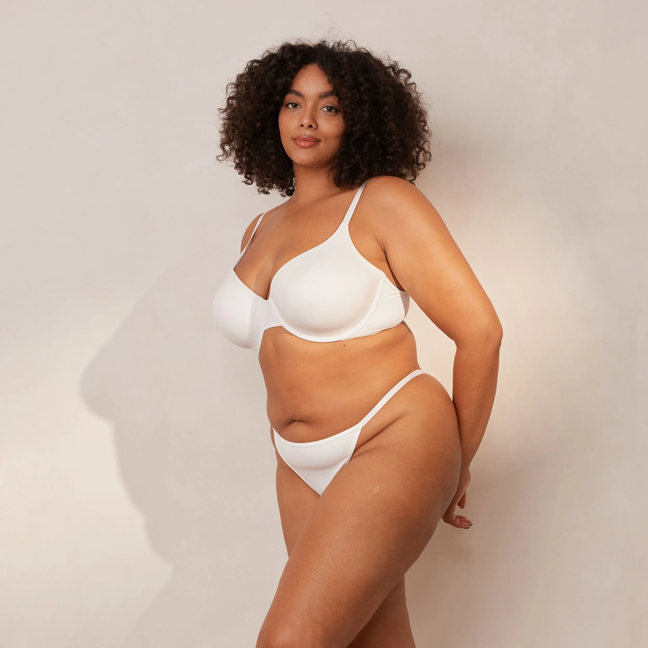 Smooth Classic T-shirt Bra  - White