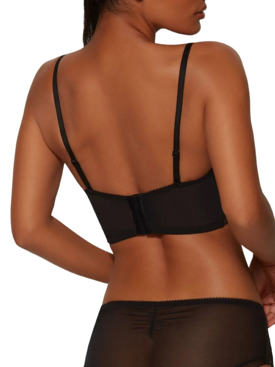 Swirl Bralette - Black