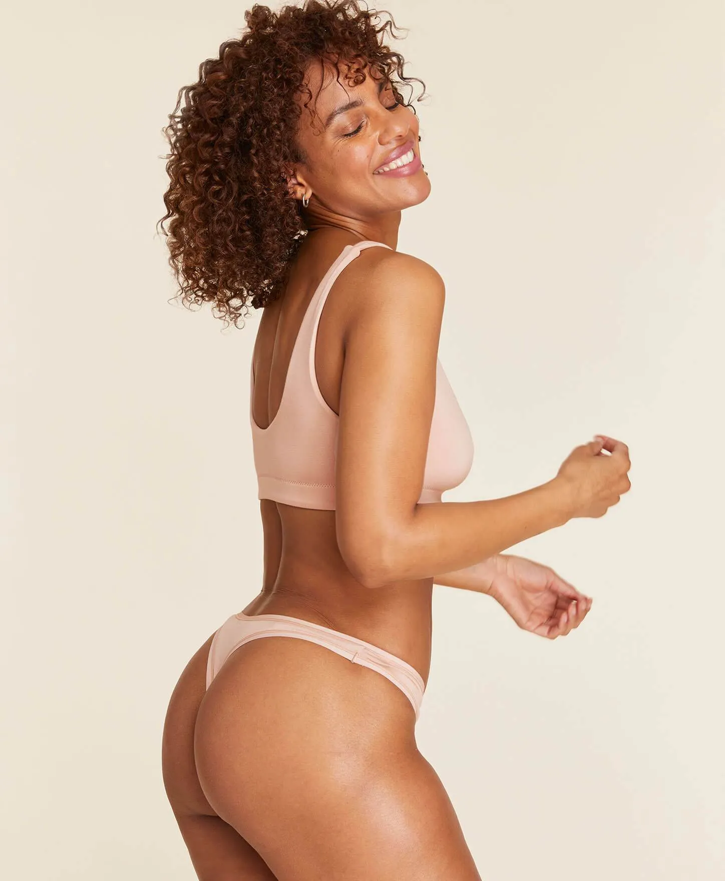 The Thong Panty - Rayon - Blush