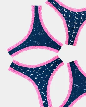 Thong Four Pack - Cosmic Star