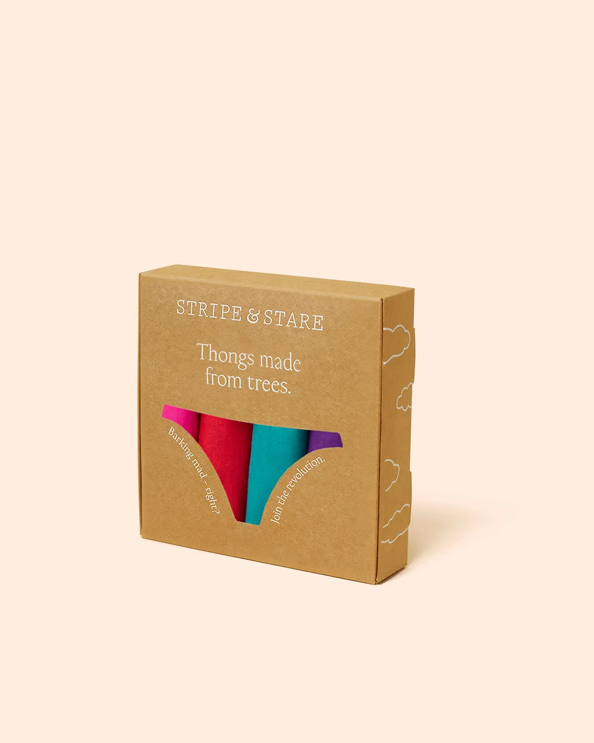 Thong Four Pack - Sparkle Lace