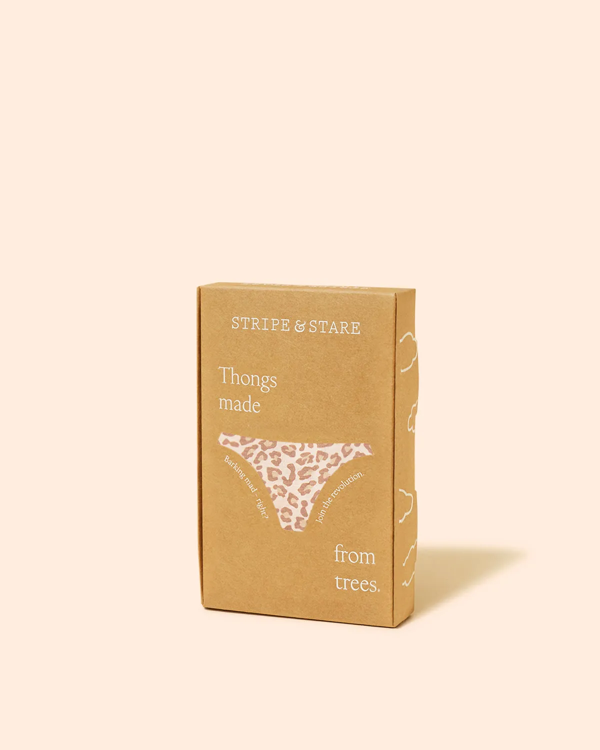 Thong - Neutral Leopard Sand