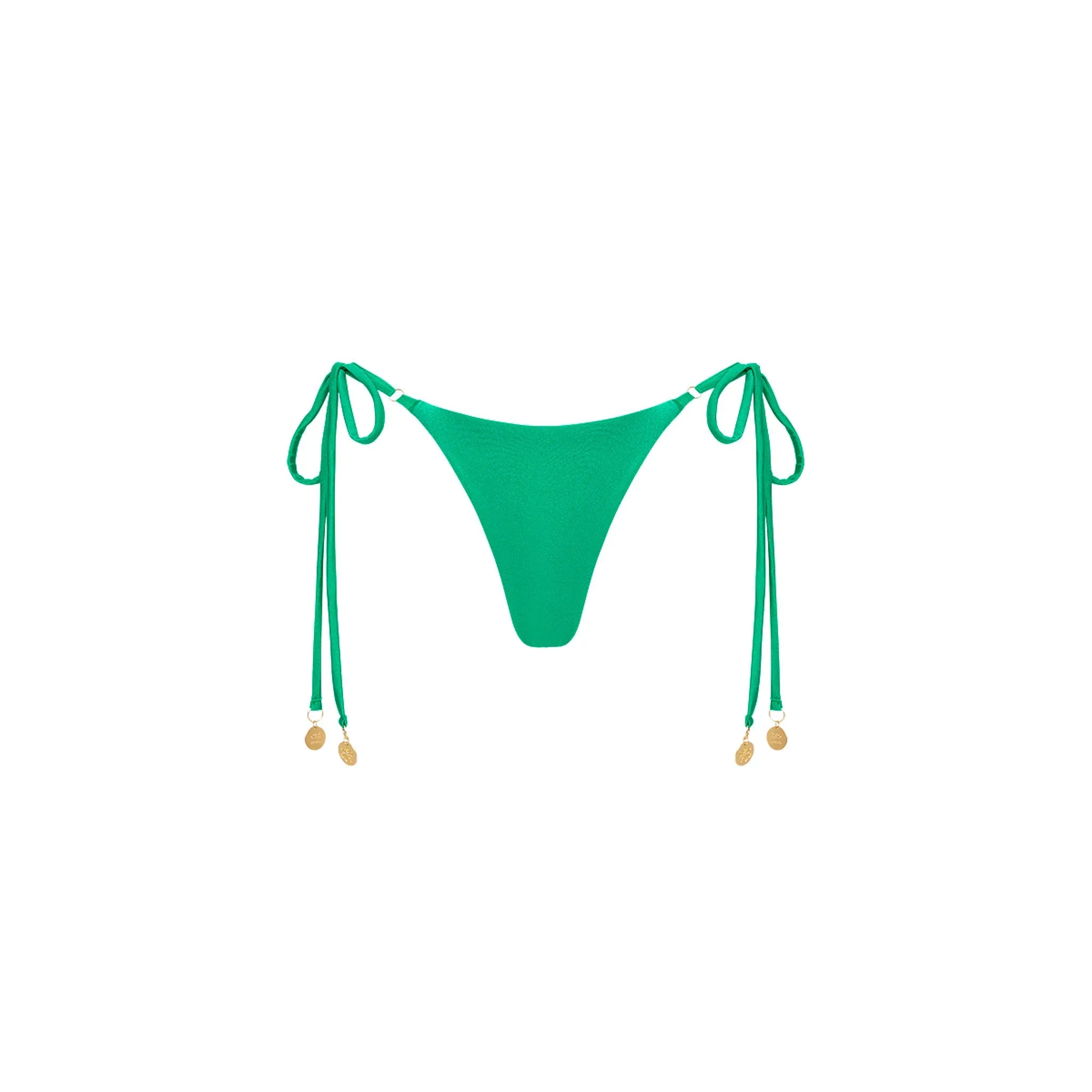 Thong Tie Side Bikini Bottom - Jungle Jewel