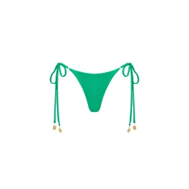 Thong Tie Side Bikini Bottom - Jungle Jewel