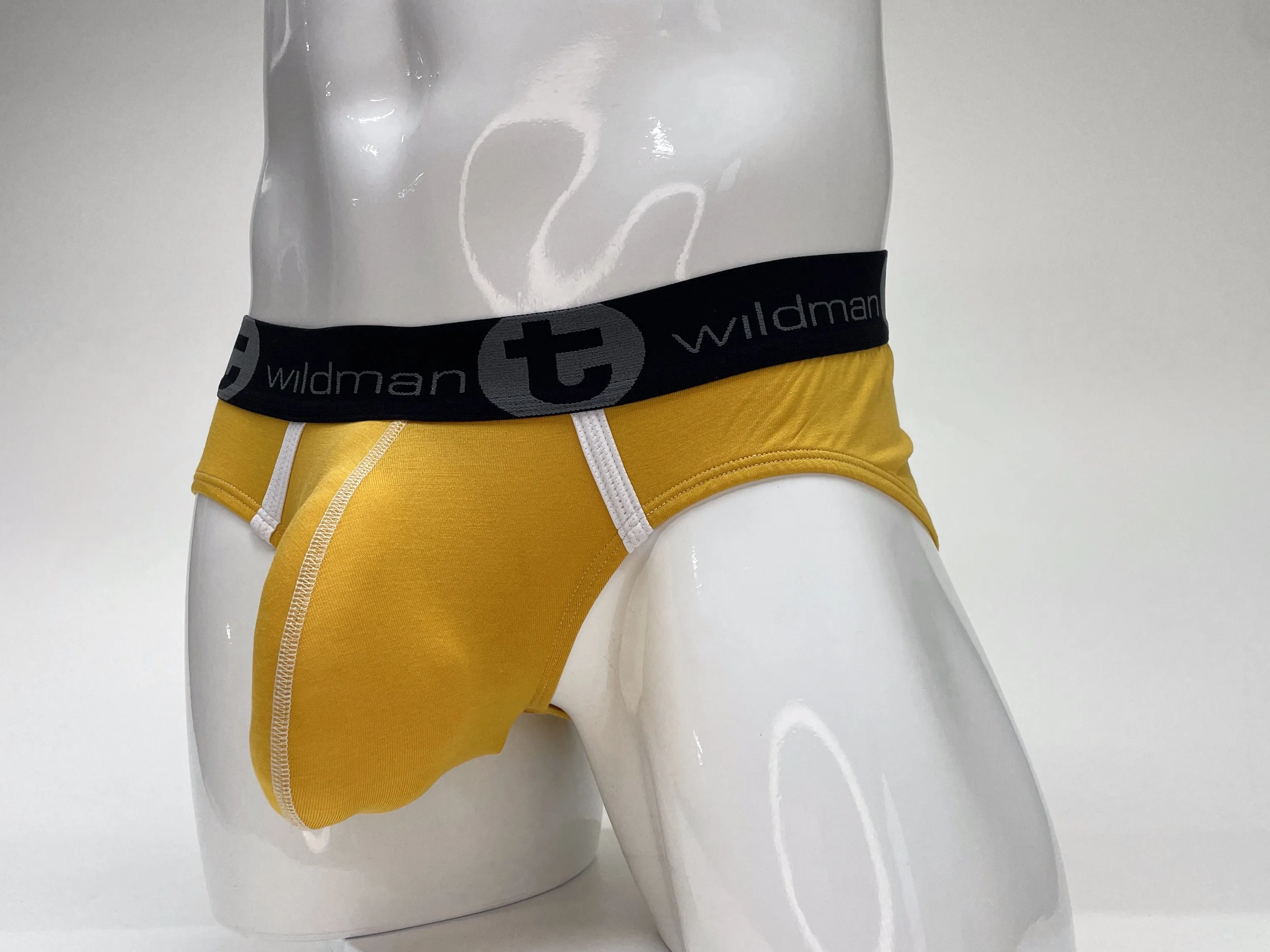 WildmanT Modal Big Boy Pouch Brief Gold