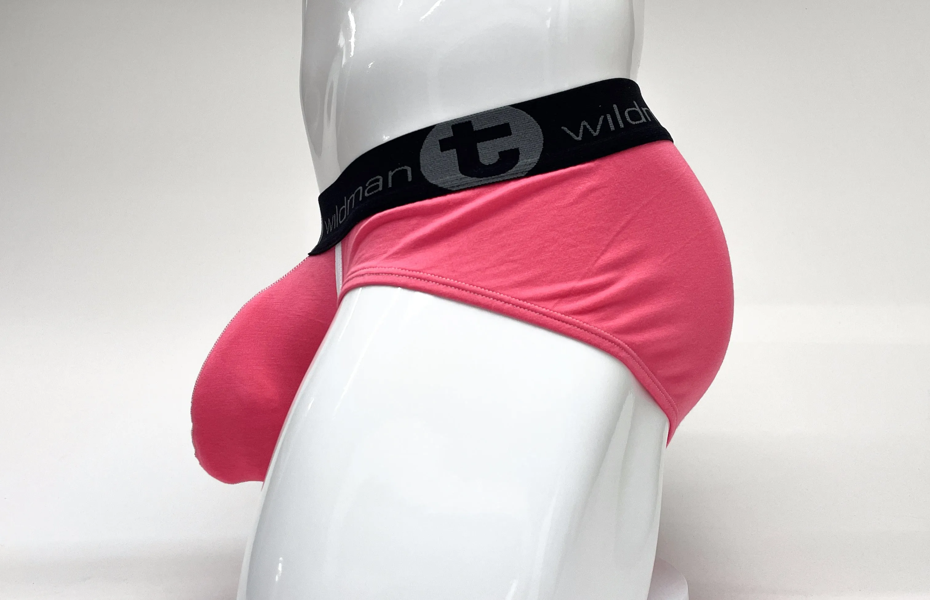 WildmanT Modal Big Boy Pouch Brief Pink