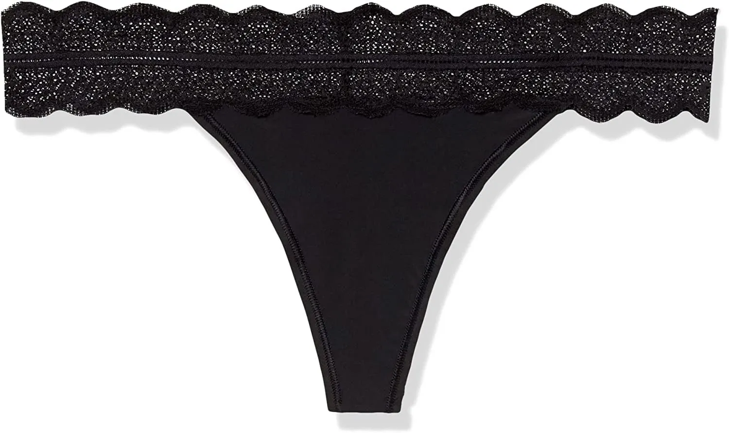 Women's Micro with Lace Band Thong Panty