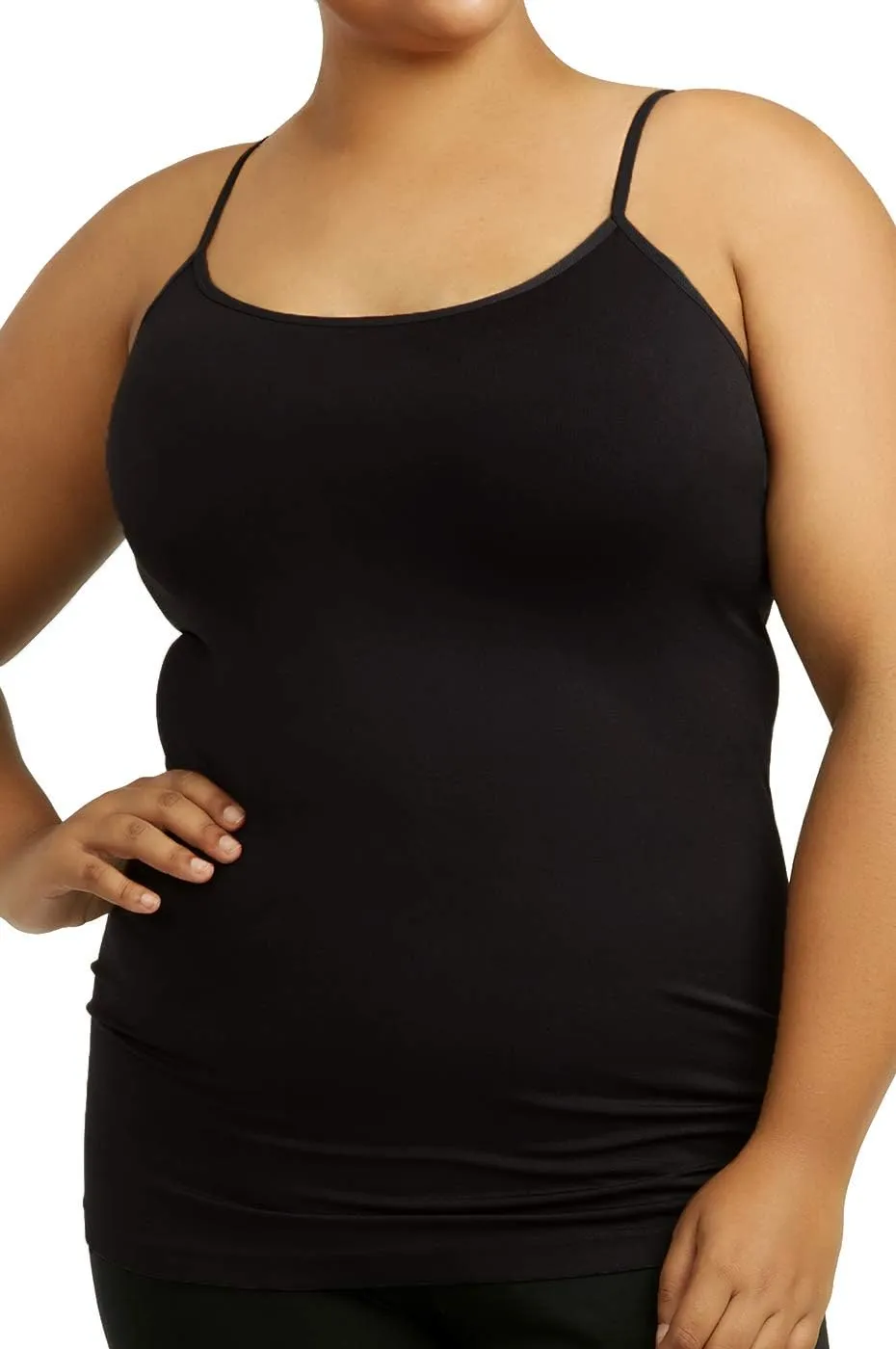 Women's Seamless Poly Camisole Regular and Plus Size