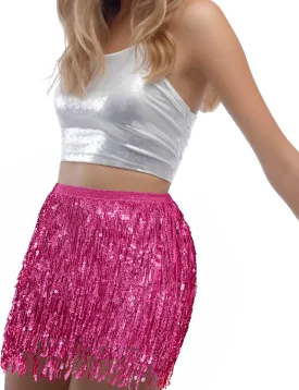 Yoody Full Skirt with Sequin Fringe for Women and Grils